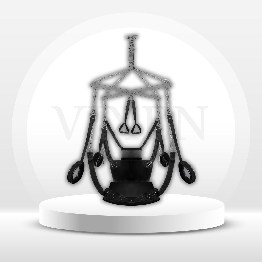 SpinLux 360° Rotating Sex Swing Padded Leather Kit - Vixen | Nova Network