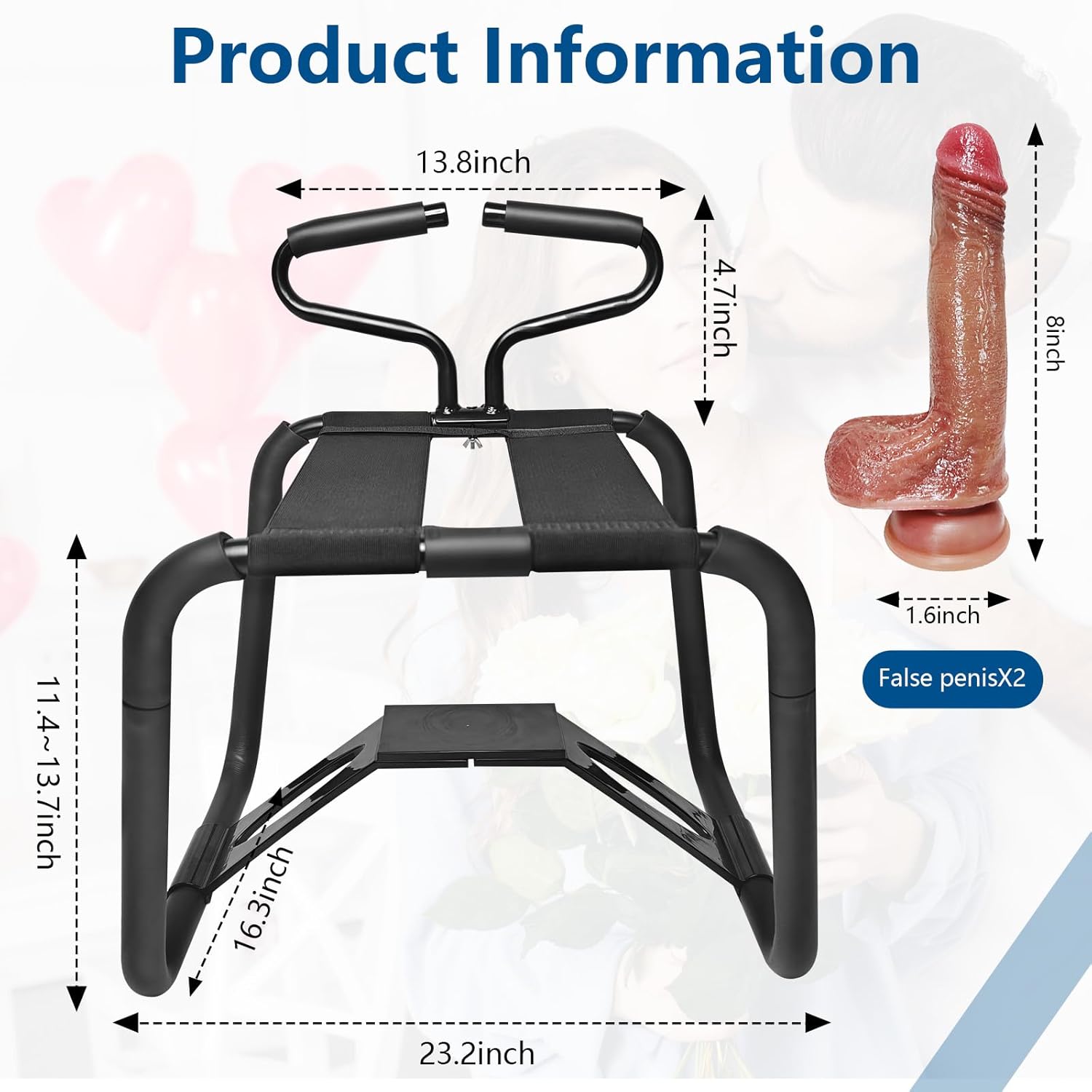 SpinThrust Sex Chair with Dildo & Armrests - Vixen | Nova Network
