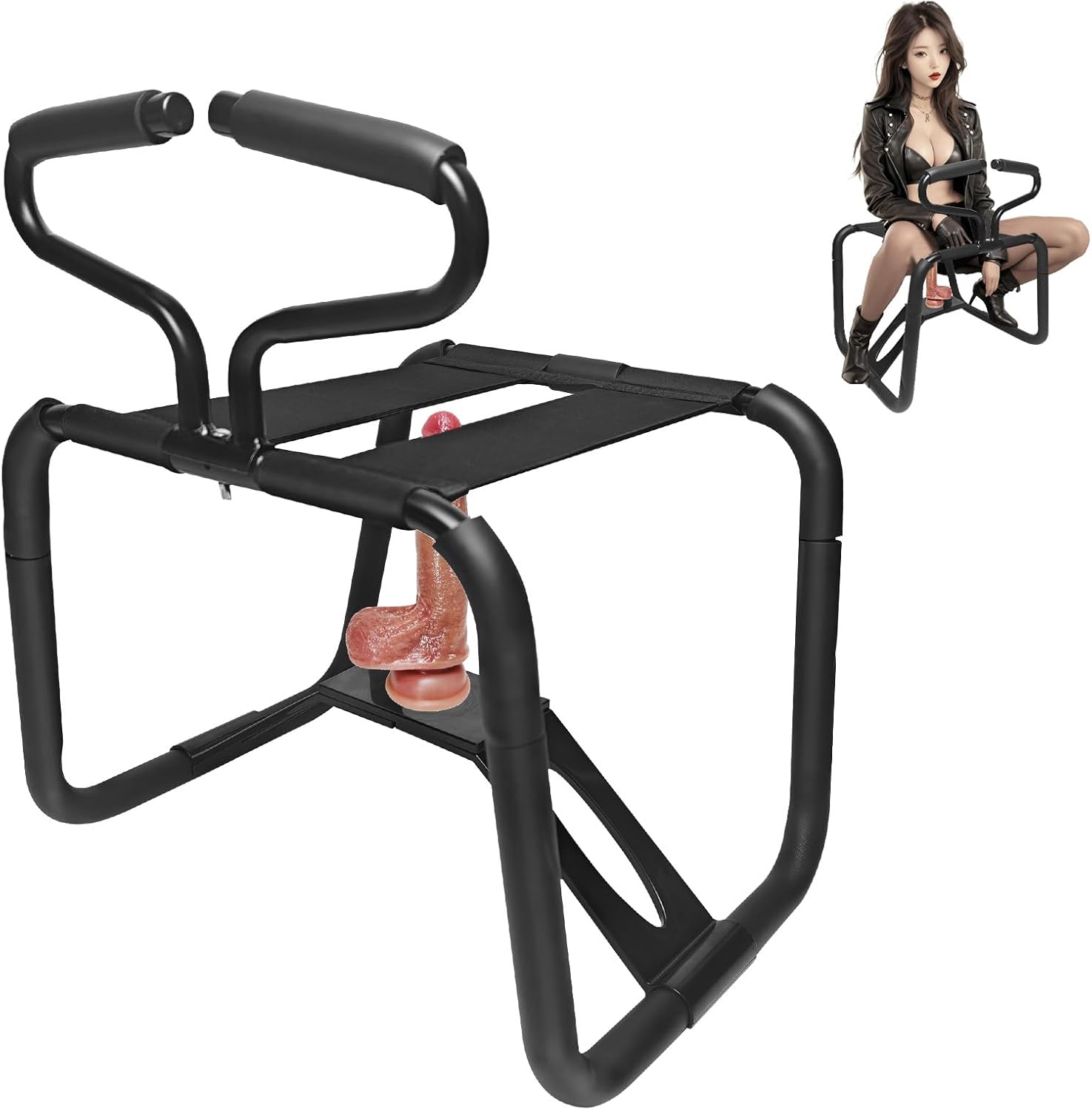 SpinThrust Sex Chair with Dildo & Armrests - Vixen | Nova Network