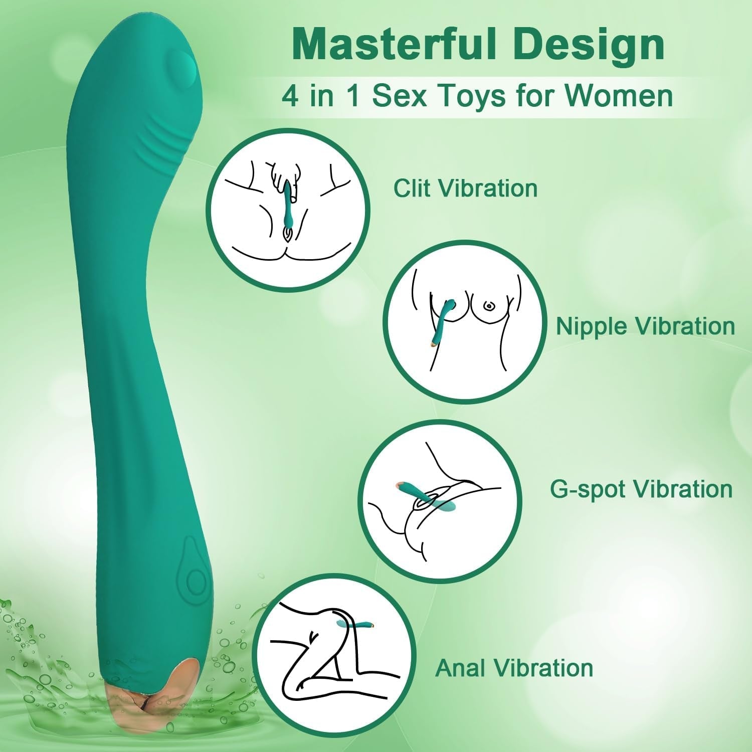 SpiralMuse G - Spot Vibrator Wand - Vixen | Nova Network