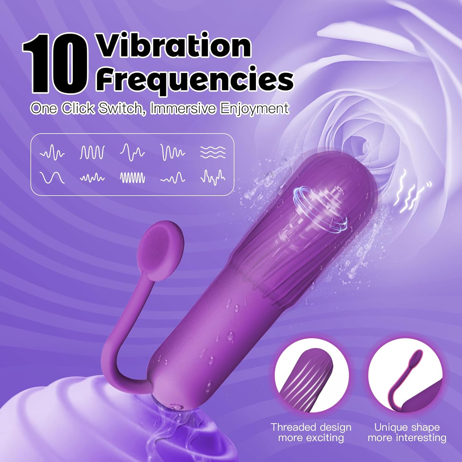 SpiralPulse Spiral Textured Bullet Vibrator - Vixen | Nova Network