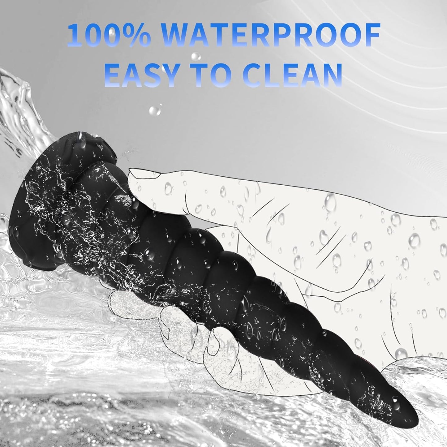 SpiralRide Liquid Silicone Anal Plug - Vixen | Nova Network