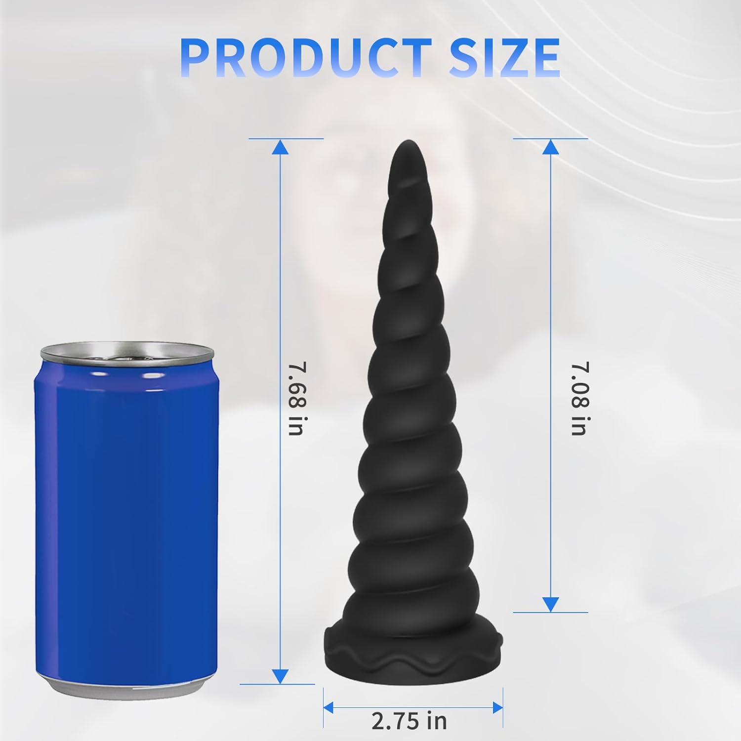 SpiralRide Liquid Silicone Anal Plug - Vixen | Nova Network