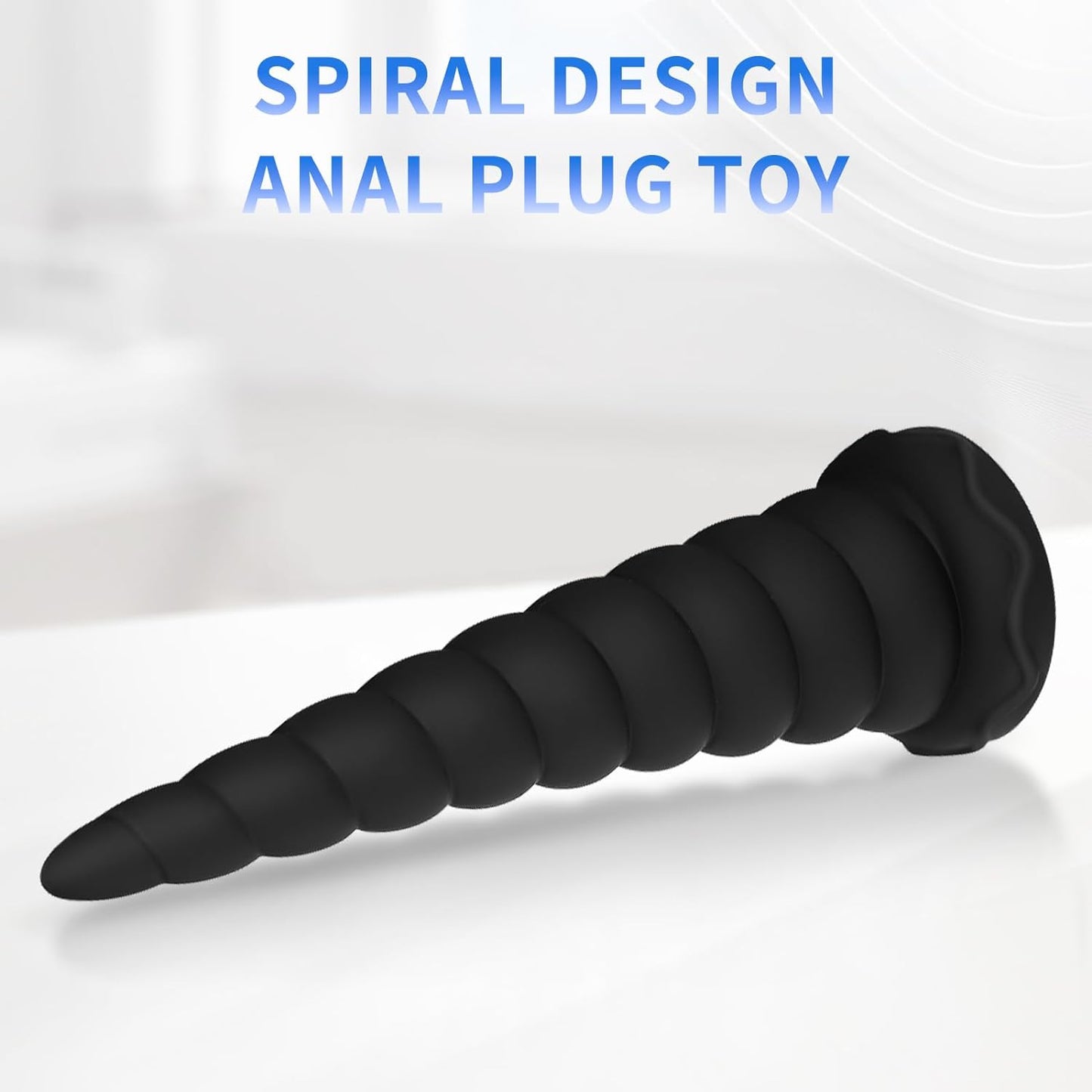 SpiralRide Liquid Silicone Anal Plug - Vixen | Nova Network