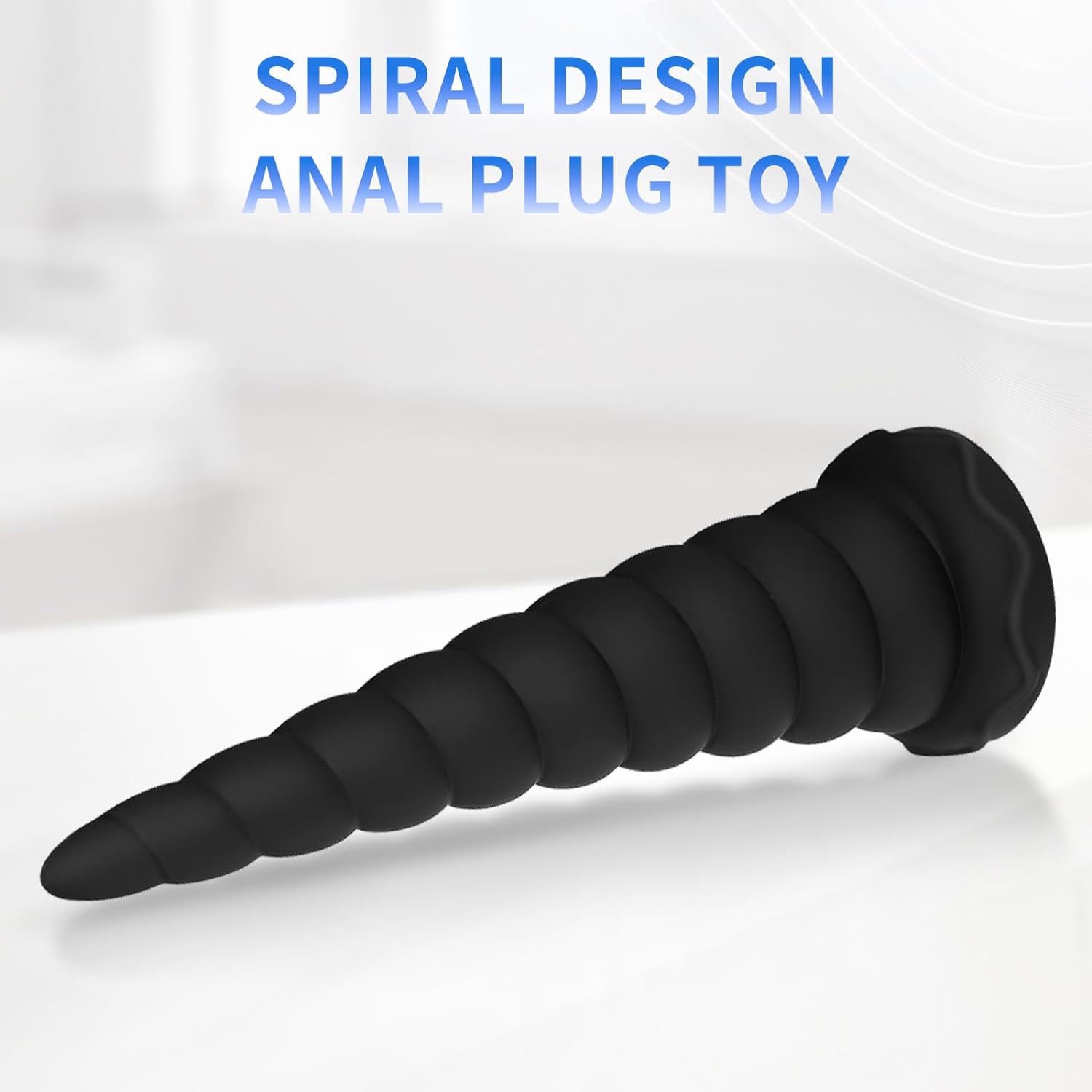 SpiralRide Liquid Silicone Anal Plug - Vixen | Nova Network
