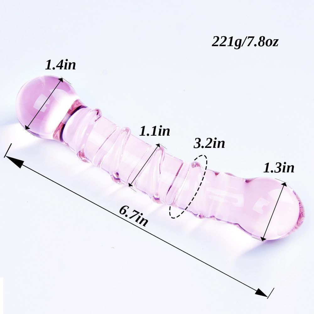 SpiralSeduct Glass Pleasure Wand - Vixen | Nova Network