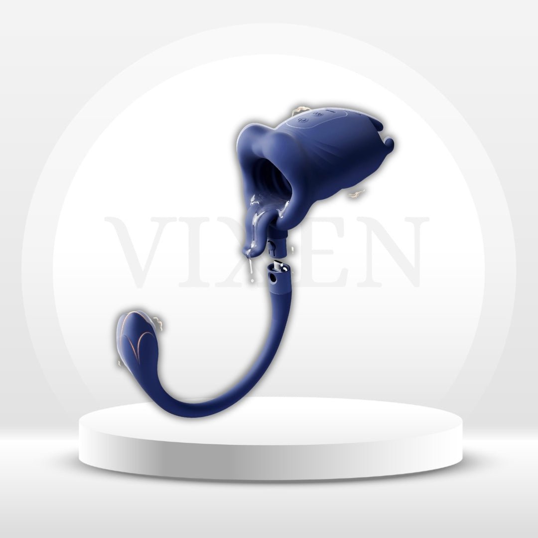 SplitForce Vibrating Male Masturbator with Detachable Butt Plug - Vixen Adult Playroom