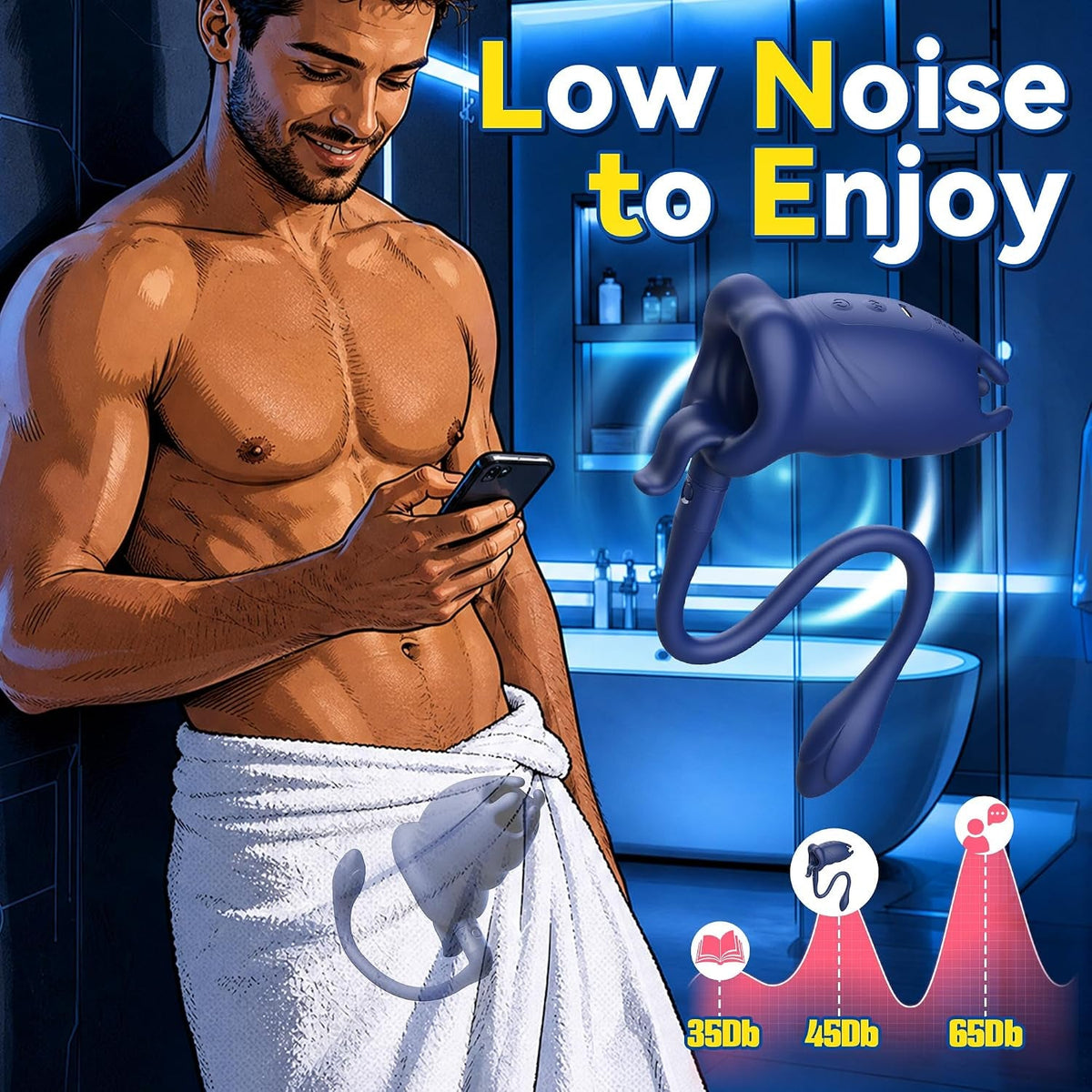 SplitForce Vibrating Male Masturbator with Detachable Butt Plug - Vixen Adult Playroom