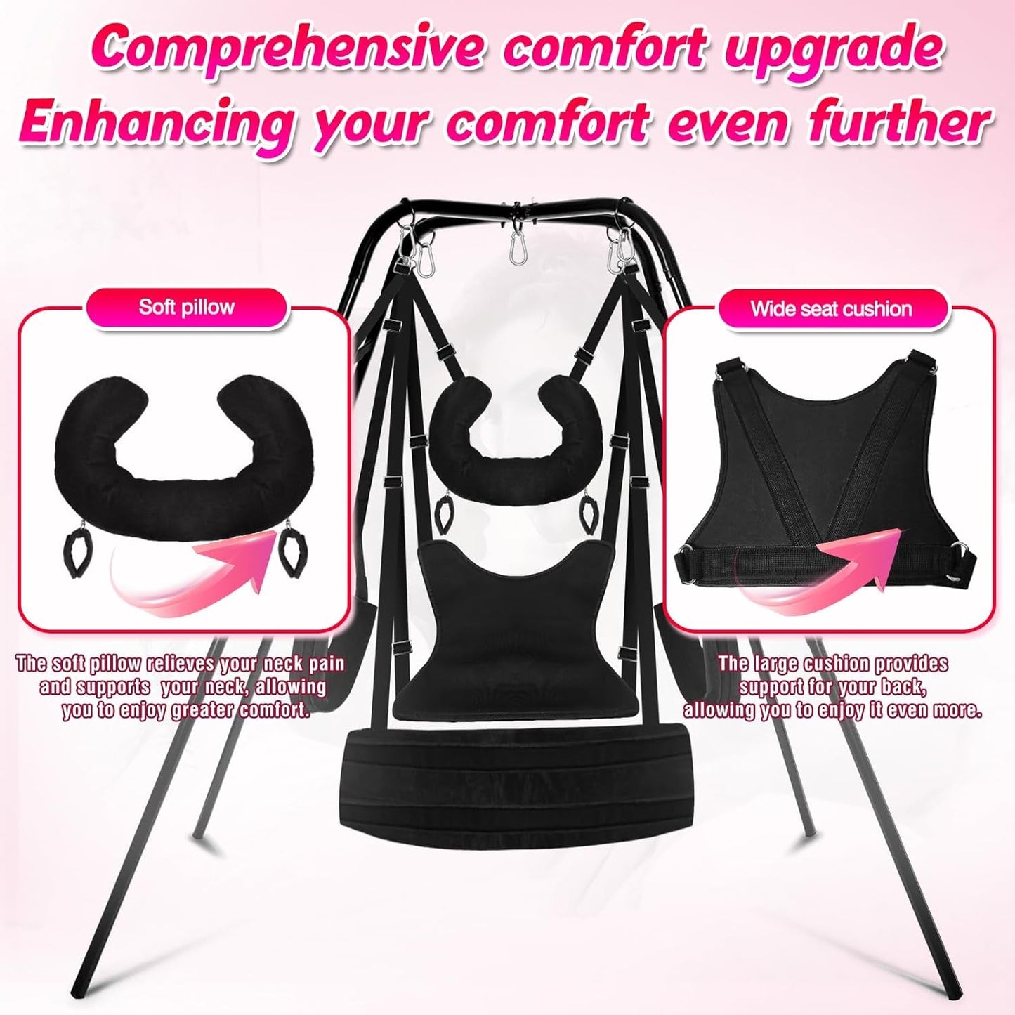 StandFree Freestanding Sex Swing Frame & Sling 800lb - Vixen | Nova Network