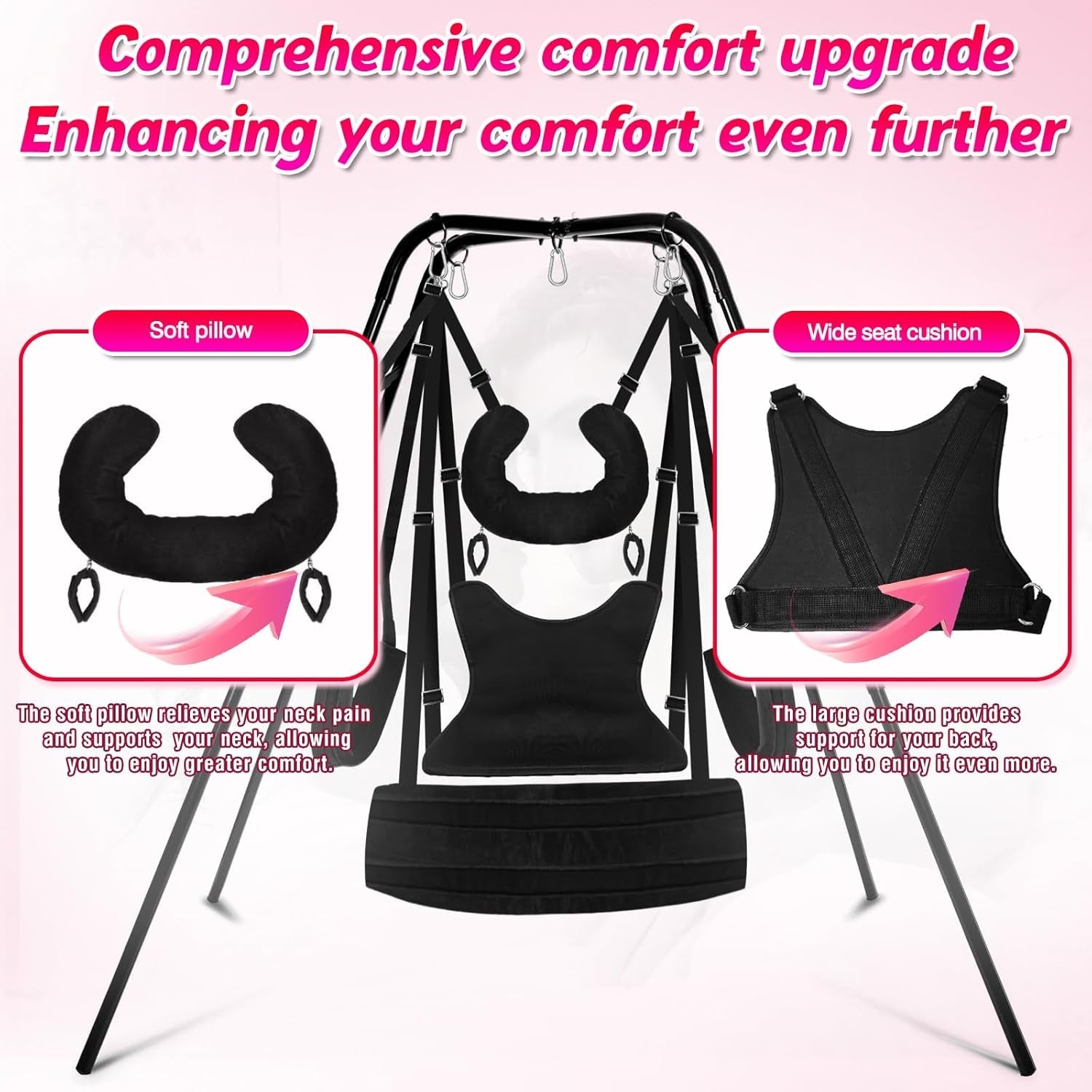 StandFree Freestanding Sex Swing Frame & Sling 800lb - Vixen | Nova Network