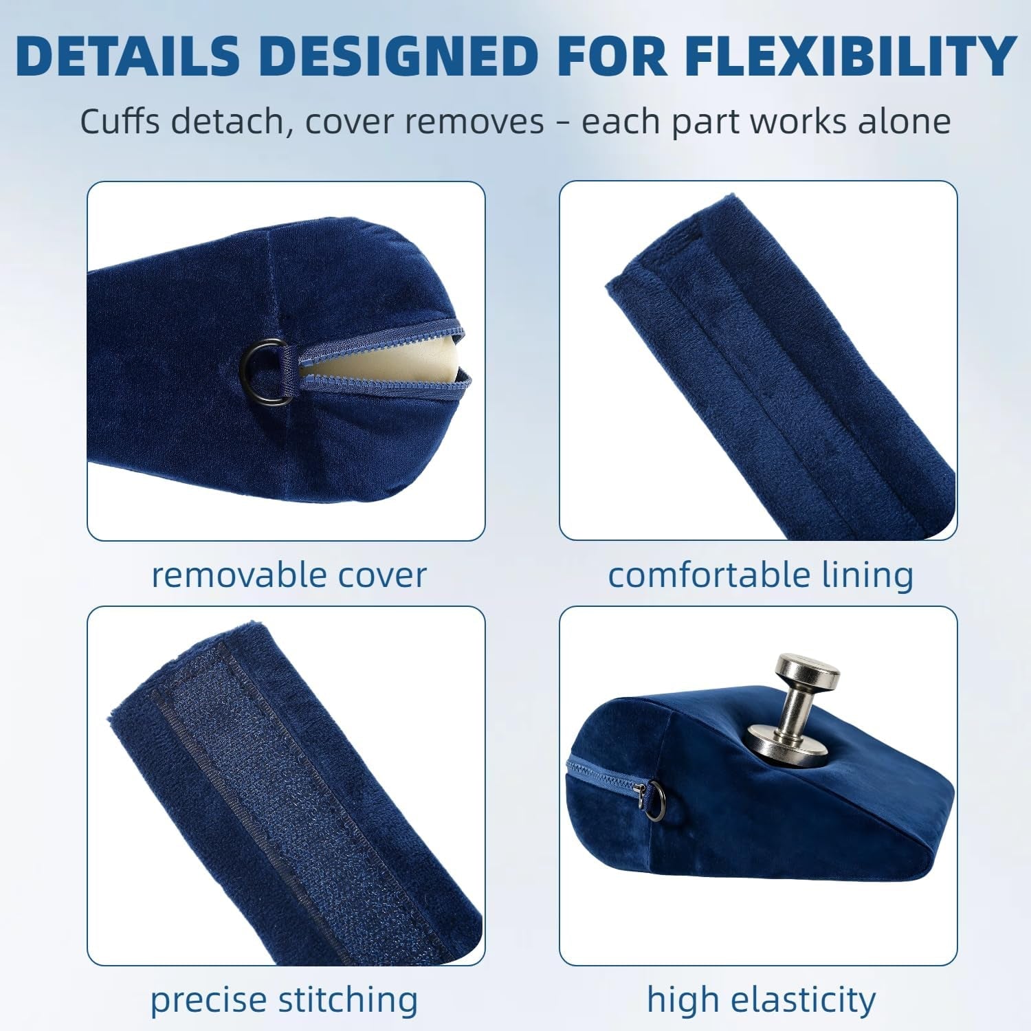 SteadyRise Sex Position Pillow & Cuffs - Vixen Adult Playroom