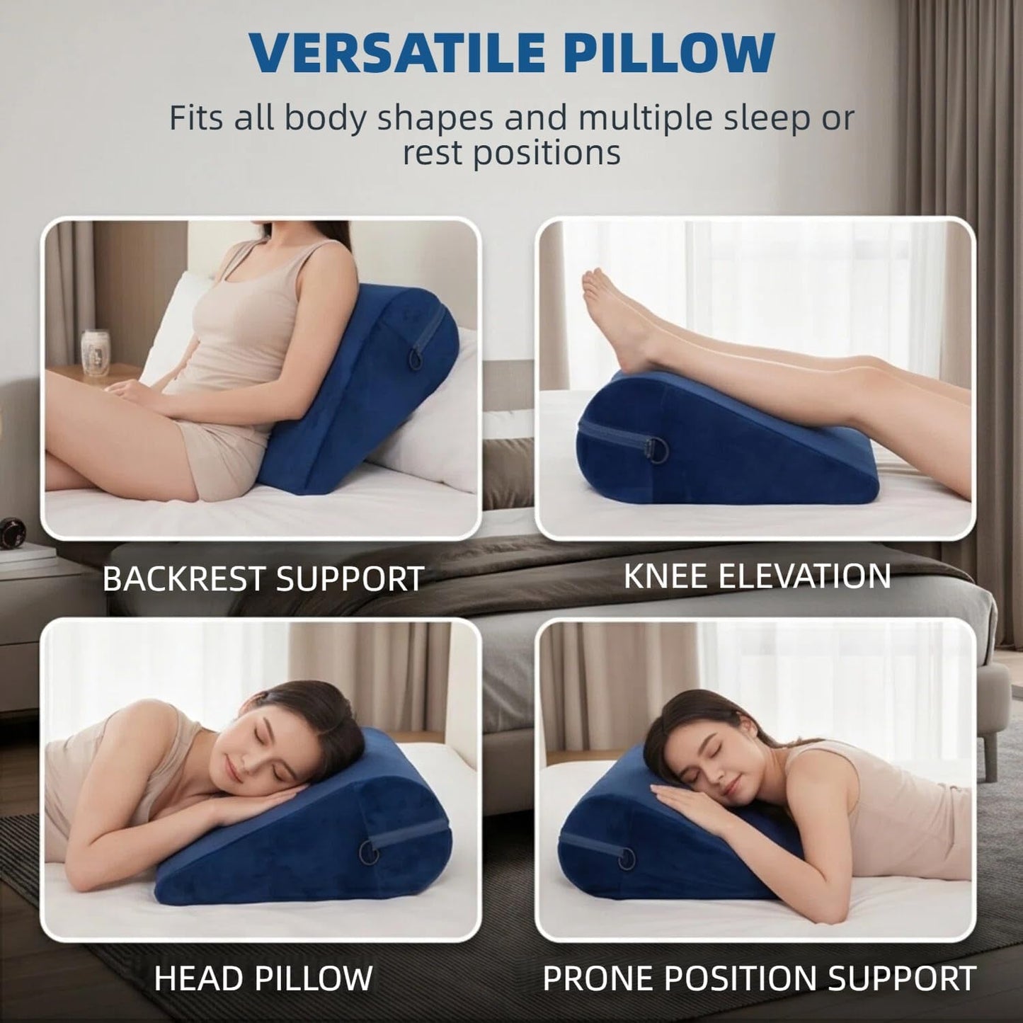 SteadyRise Sex Position Pillow & Cuffs - Vixen Adult Playroom