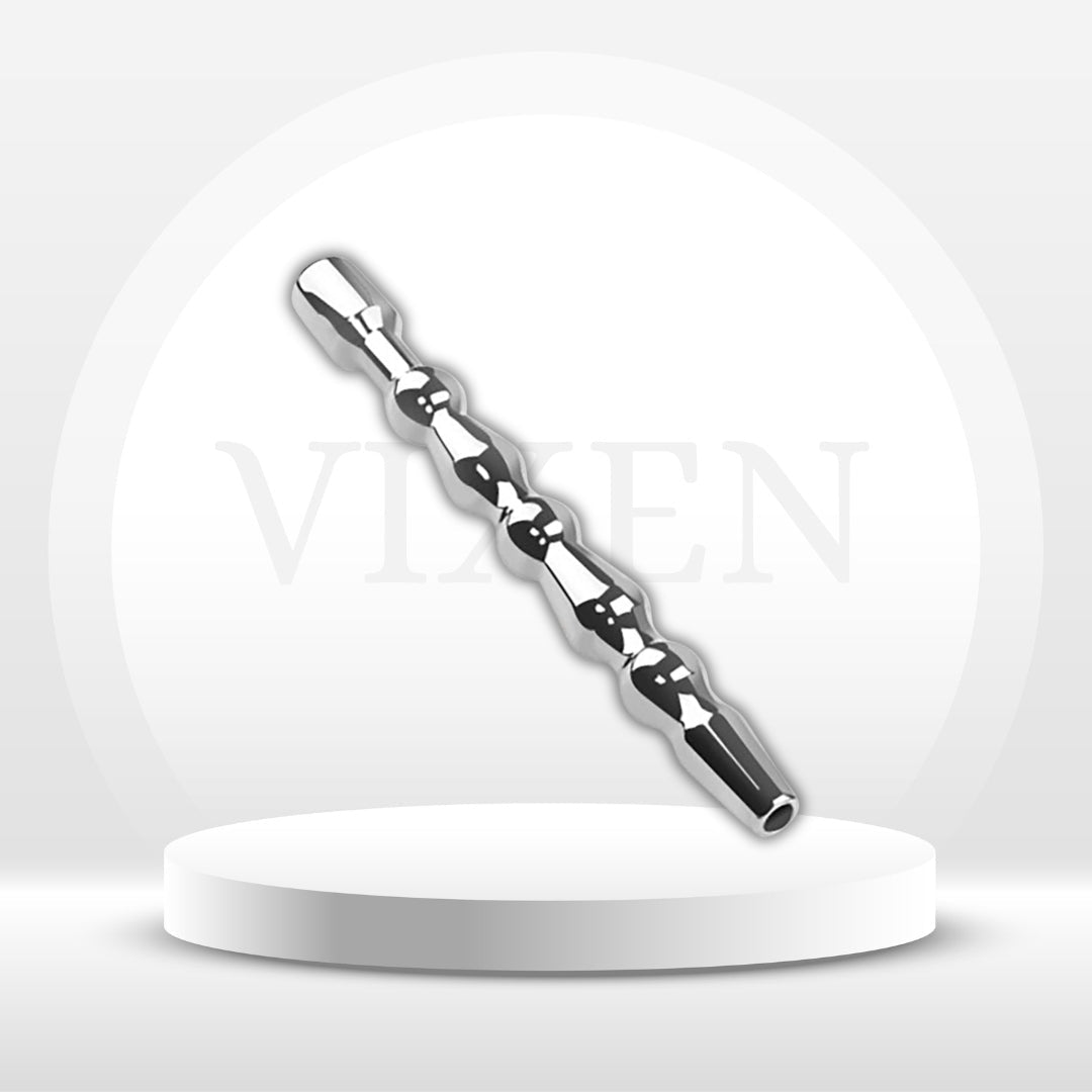 SteelBead Hollow Stainless Steel Urethral Sound - Vixen | Nova Network