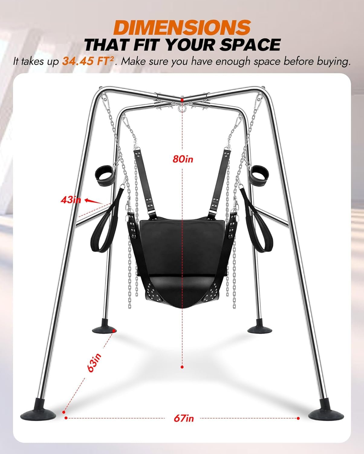 SteelPlay Premium Sex Swing Stand Set - Vixen | Nova Network