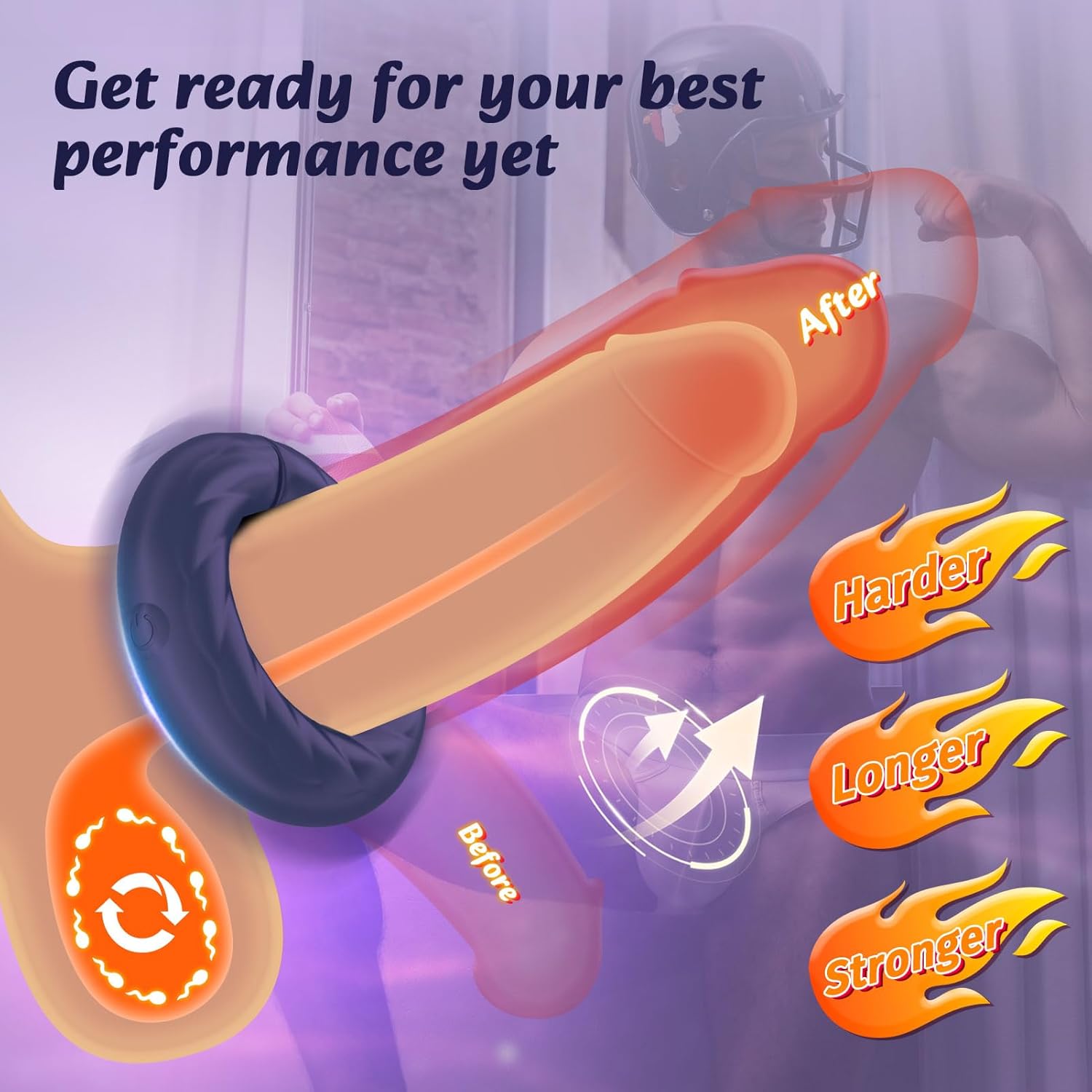 SteelPulse Vibrating Penis Ring - Vixen | Nova Network