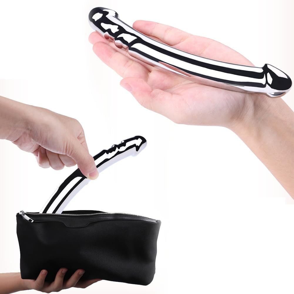 SteelScepter Metal Double Ended Dildo - Vixen | Nova Network