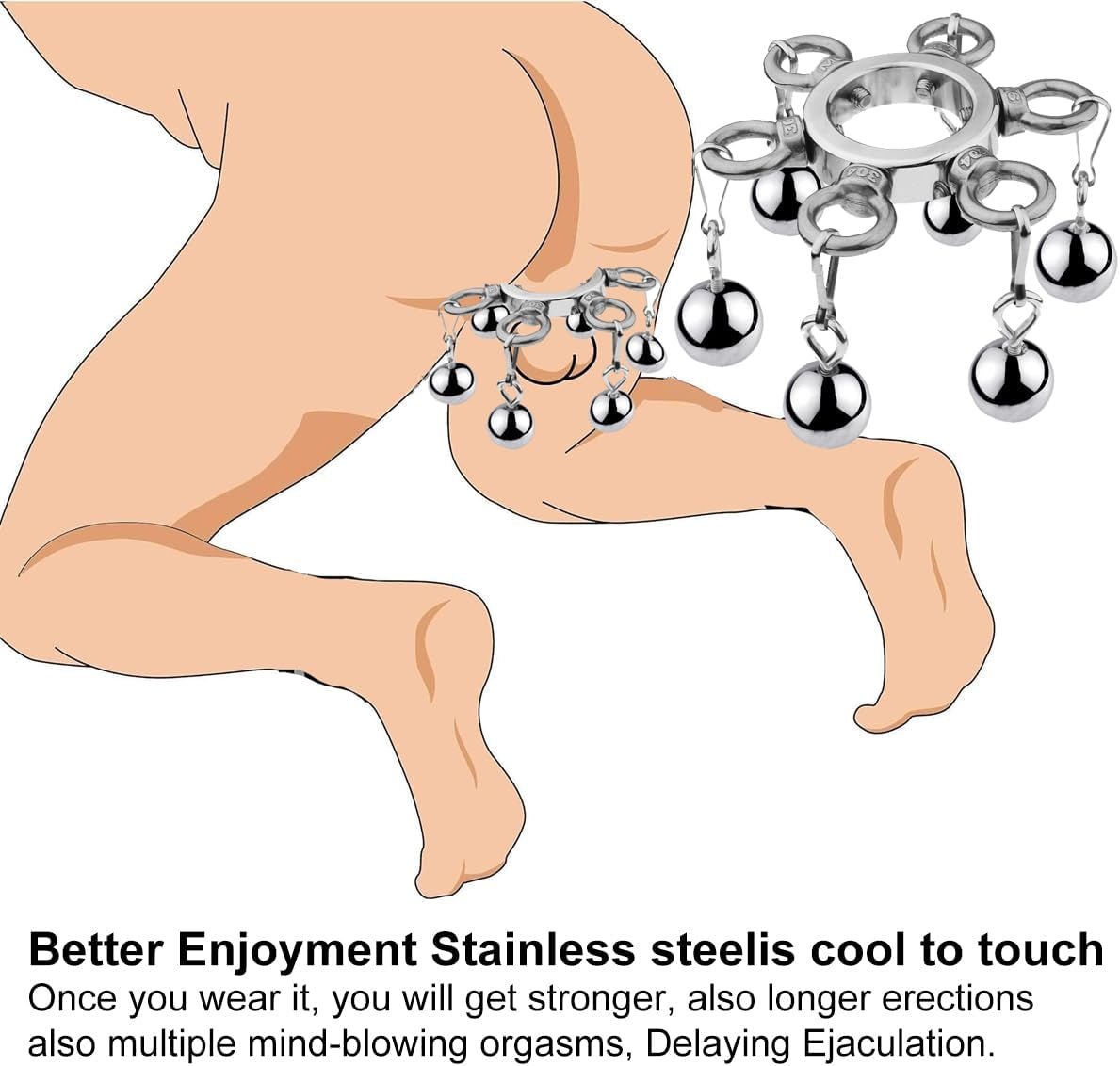 SteelTension Stainless Steel CBT Ball Stretcher - Vixen | Nova Network