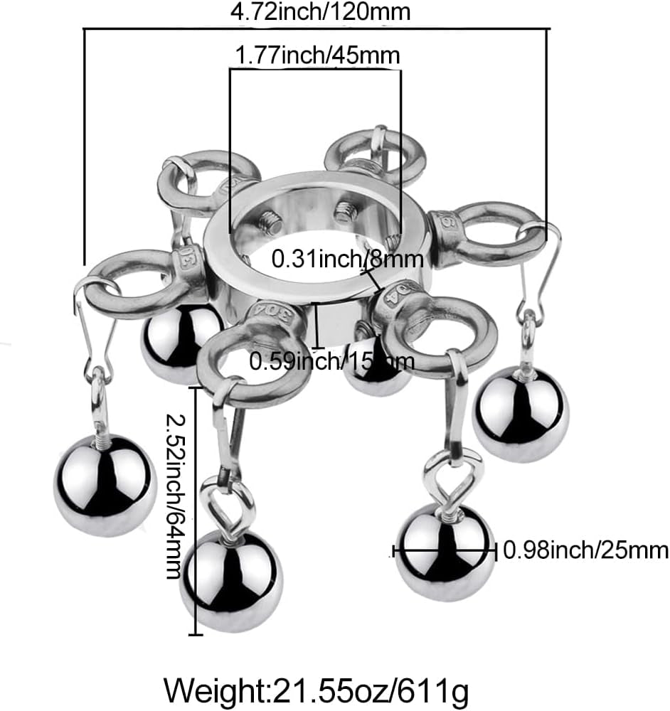 SteelTension Stainless Steel CBT Ball Stretcher - Vixen | Nova Network
