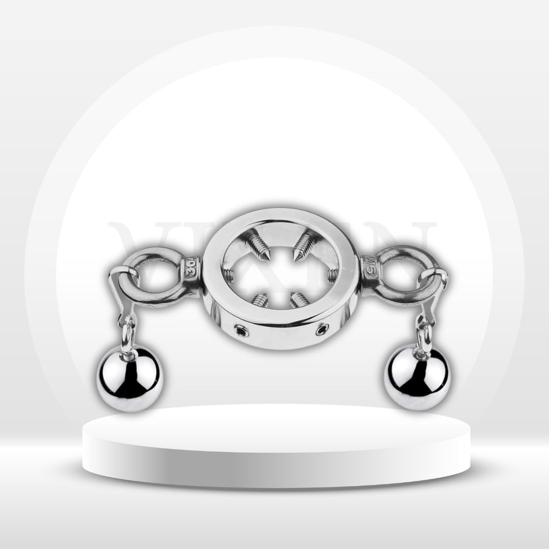 SteelVise Adjustable Stainless Steel CBT Ball Stretcher - Vixen | Nova Network