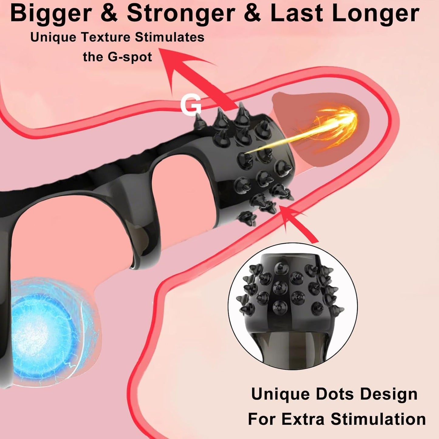 StimLock 4 - Piece Silicone Penis Ring Sleeve Set - Vixen | Nova Network
