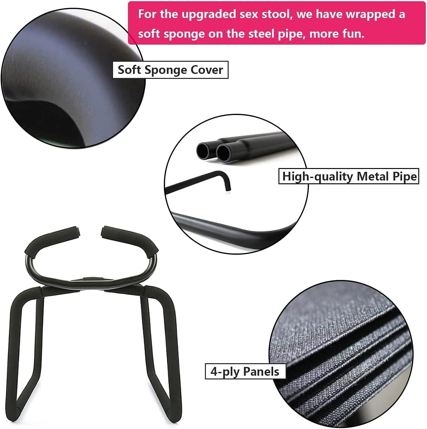 StretchRide Love Positions Stool Set - Vixen | Nova Network