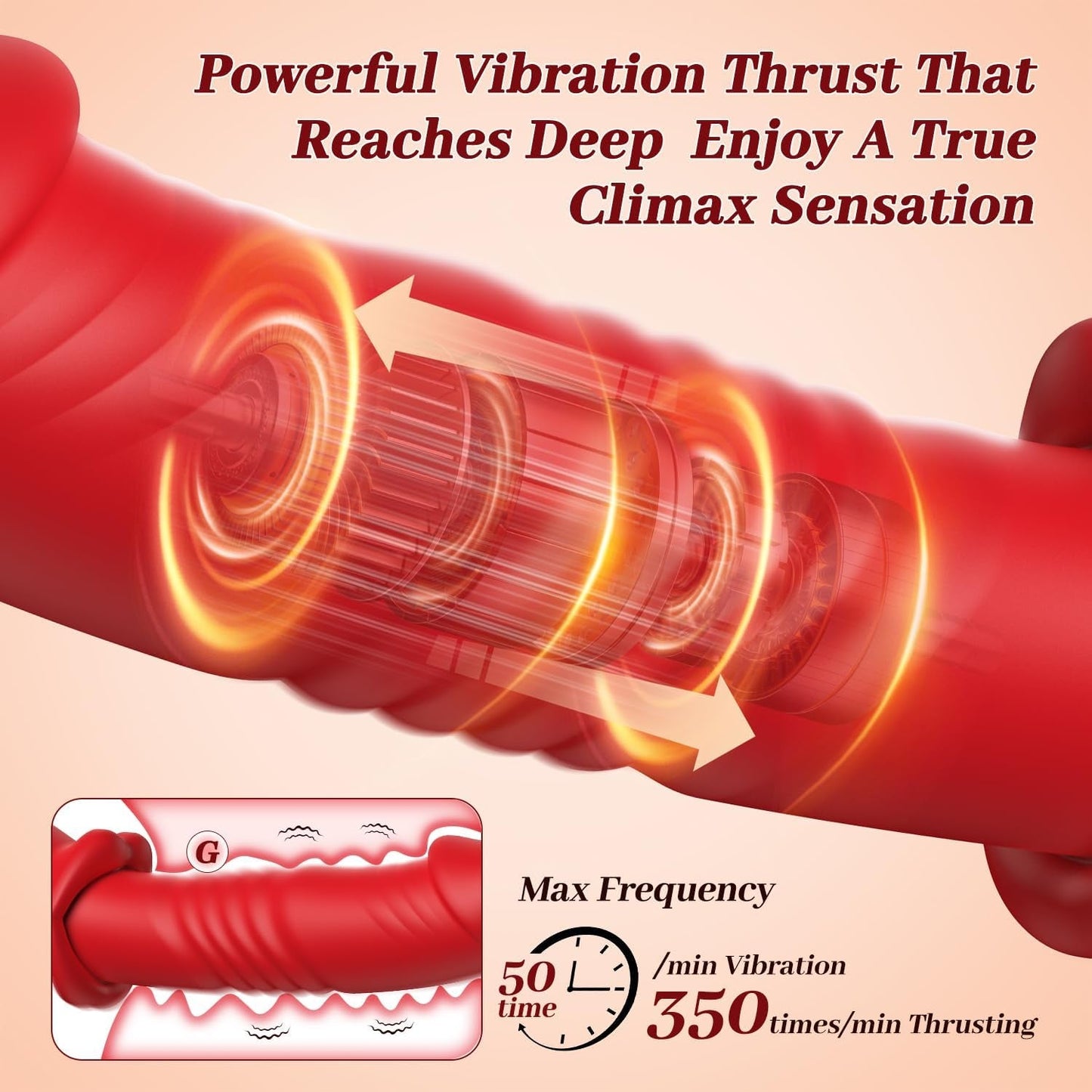 StrokeTempo Thrusting G - Spot Dildo Vibrator - Vixen | Nova Network