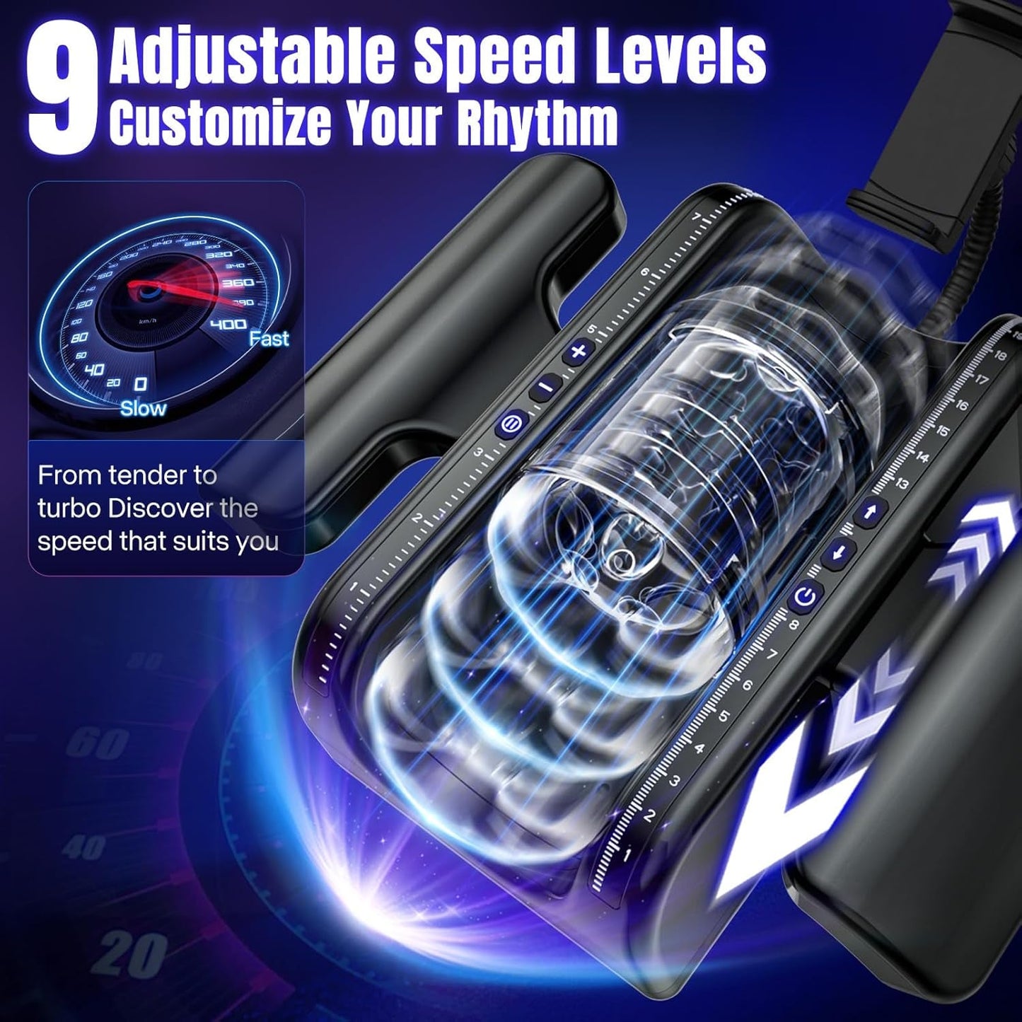 StrokeVault Automatic Male Stroker with Phone Stand - Vixen | Nova Network