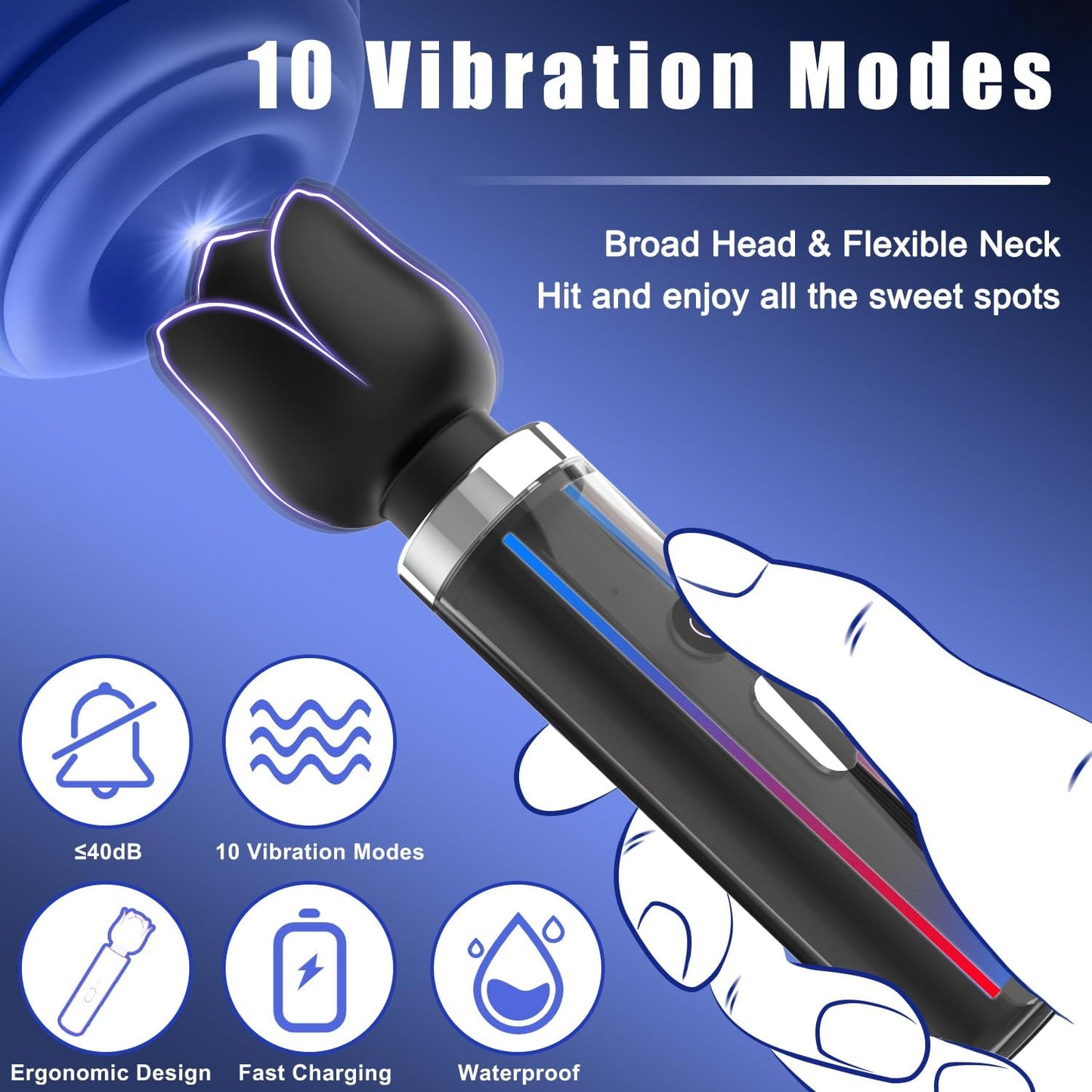 StygianRose Wand Vibrator - Vixen | Nova Network