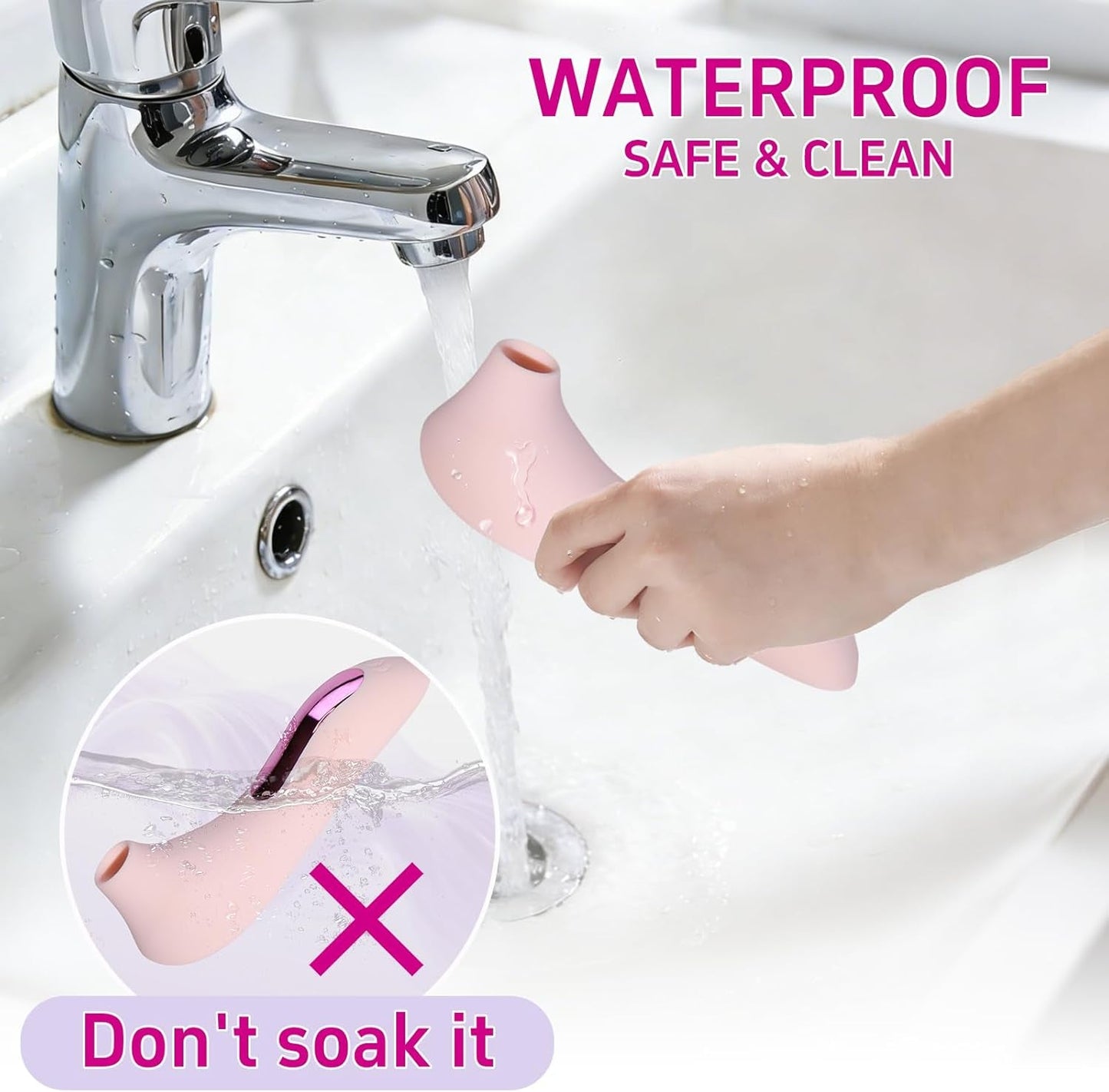 Sucking Vibrator Wand Adult Womens Sex Toys, Clitoral Nipple Sucker with 10 Sucking Modes, Clitoral Stimulator Vibrator Clit Sex Novelties, Waterproof Rose Toy G Spot Vibrator for Women Couples - Vixen | Nova Network