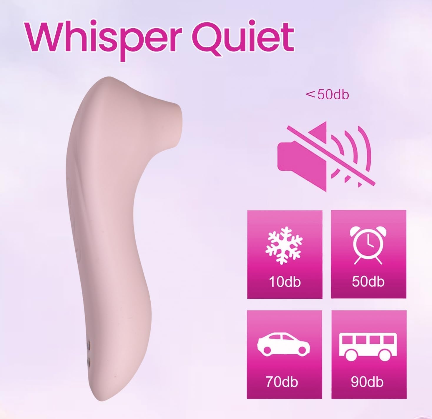 Sucking Vibrator Wand Adult Womens Sex Toys, Clitoral Nipple Sucker with 10 Sucking Modes, Clitoral Stimulator Vibrator Clit Sex Novelties, Waterproof Rose Toy G Spot Vibrator for Women Couples - Vixen | Nova Network