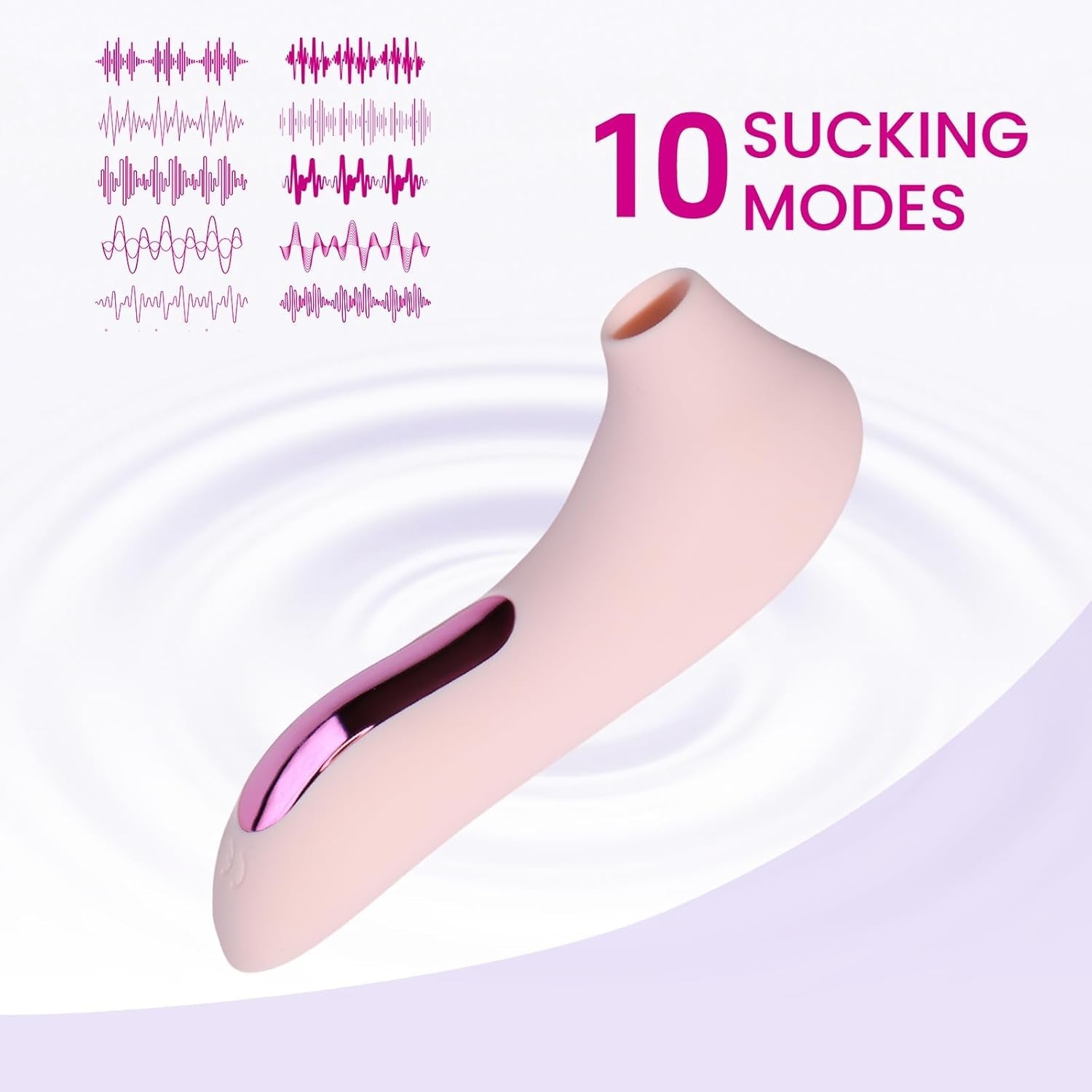 Sucking Vibrator Wand Adult Womens Sex Toys, Clitoral Nipple Sucker with 10 Sucking Modes, Clitoral Stimulator Vibrator Clit Sex Novelties, Waterproof Rose Toy G Spot Vibrator for Women Couples - Vixen | Nova Network