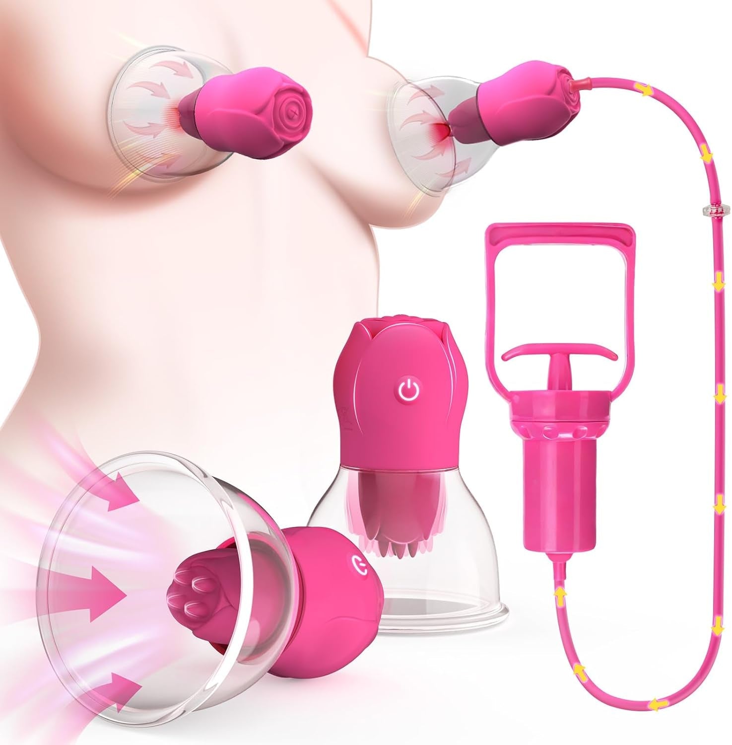 SuctionRose App - Controlled Nipple Sucker Vibrators - Vixen | Nova Network