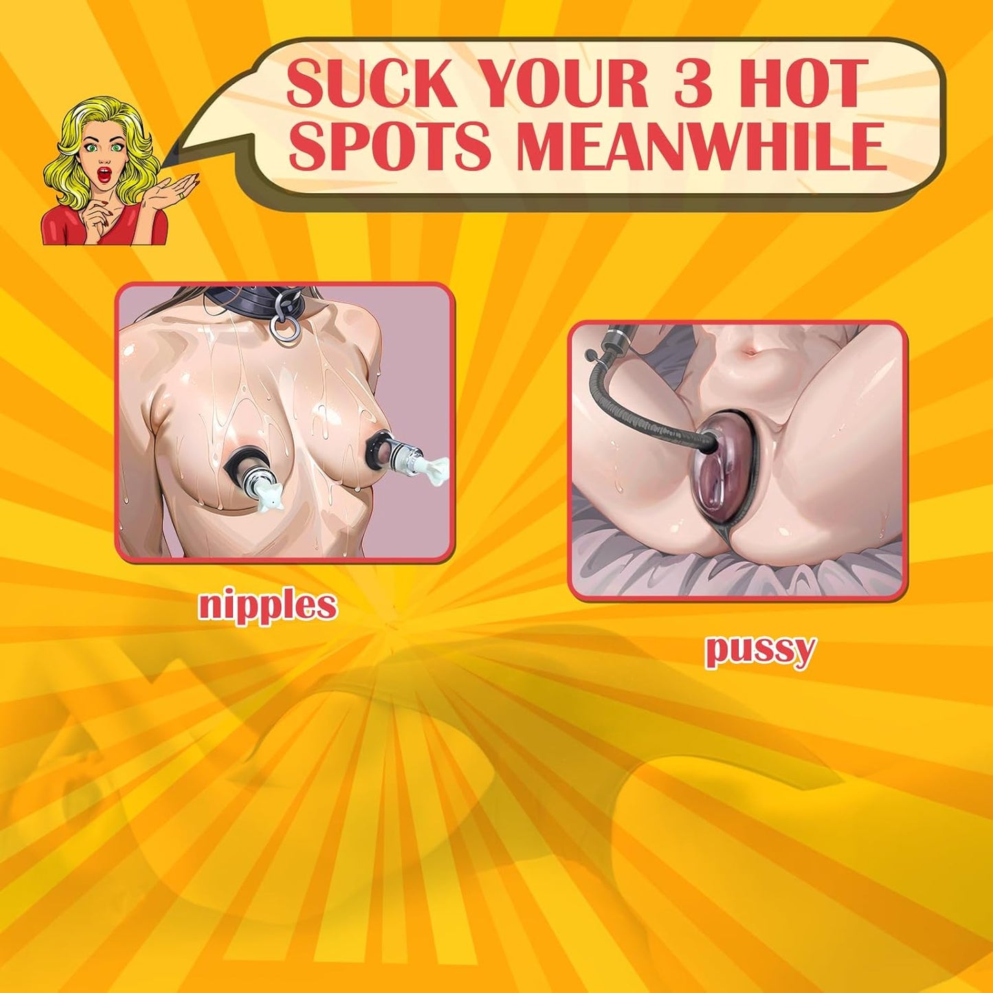 SuctionSeductress Nipple & Clit Pump Kit - Vixen | Nova Network