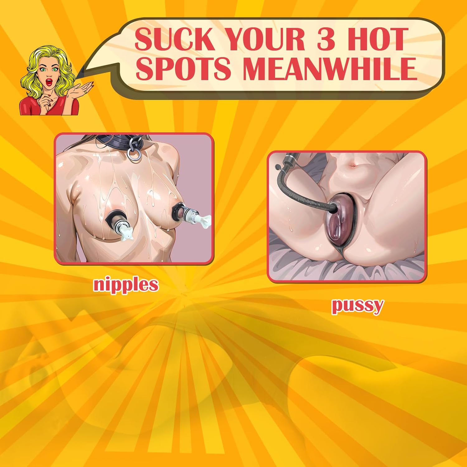 SuctionSeductress Nipple & Clit Pump Kit - Vixen | Nova Network