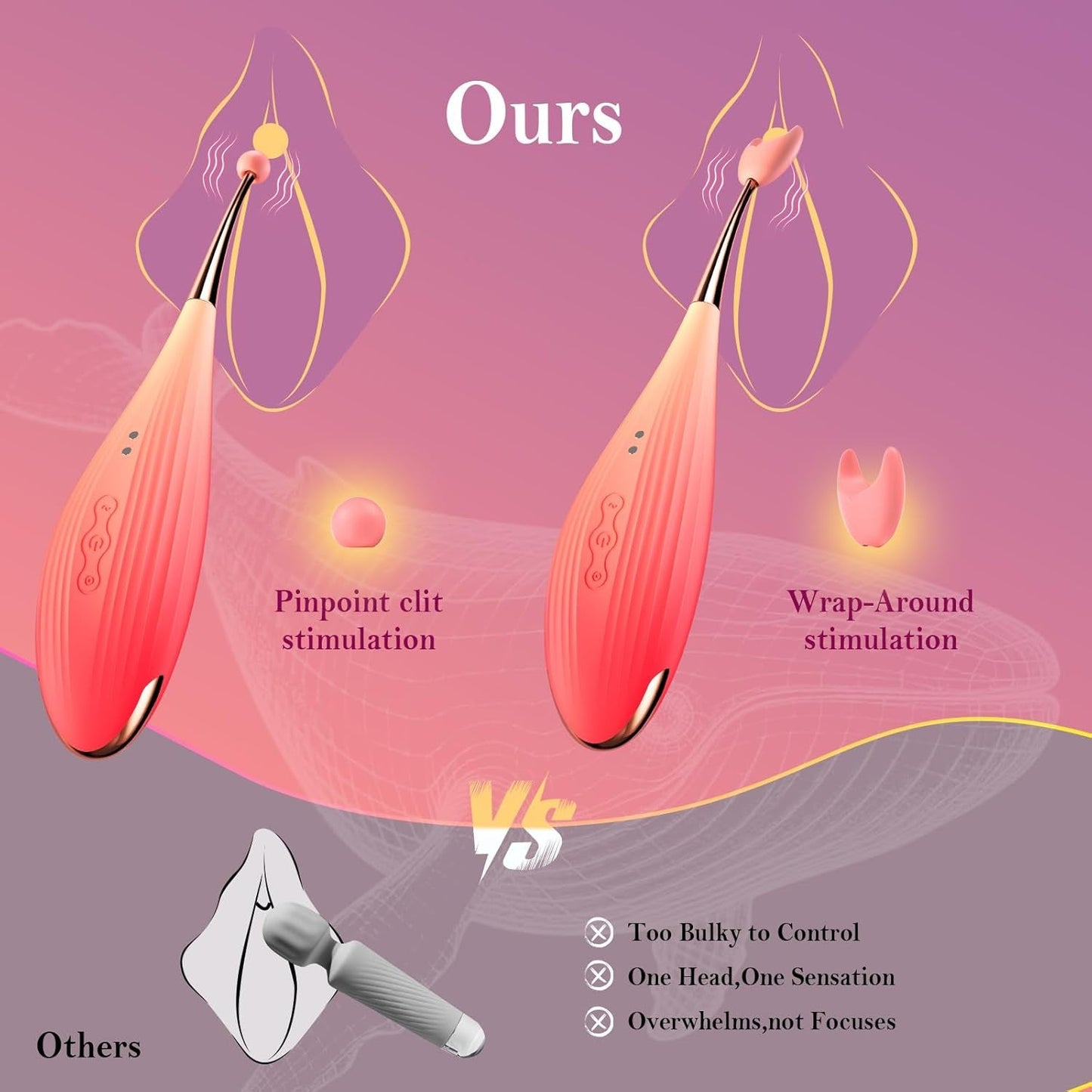 SuctionWave Clit Sucker G - Spot Precision Vibrator - Vixen | Nova Network
