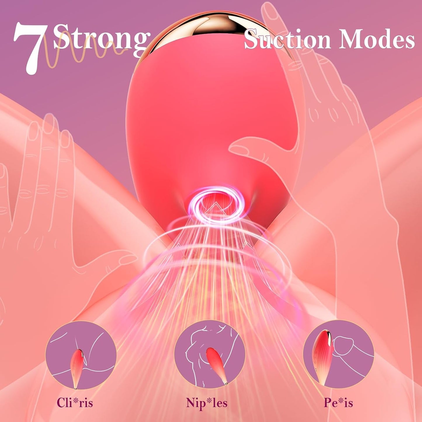 SuctionWave Clit Sucker G - Spot Precision Vibrator - Vixen | Nova Network