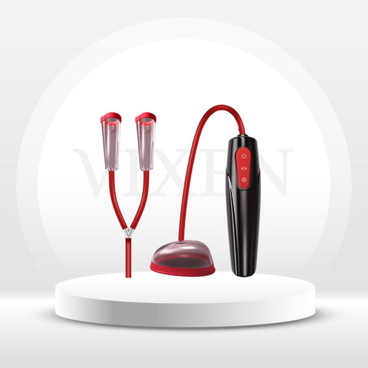 SuctionY 3 - in - 1 Pussy & Nipple Pleasure Pump - Vixen | Nova Network