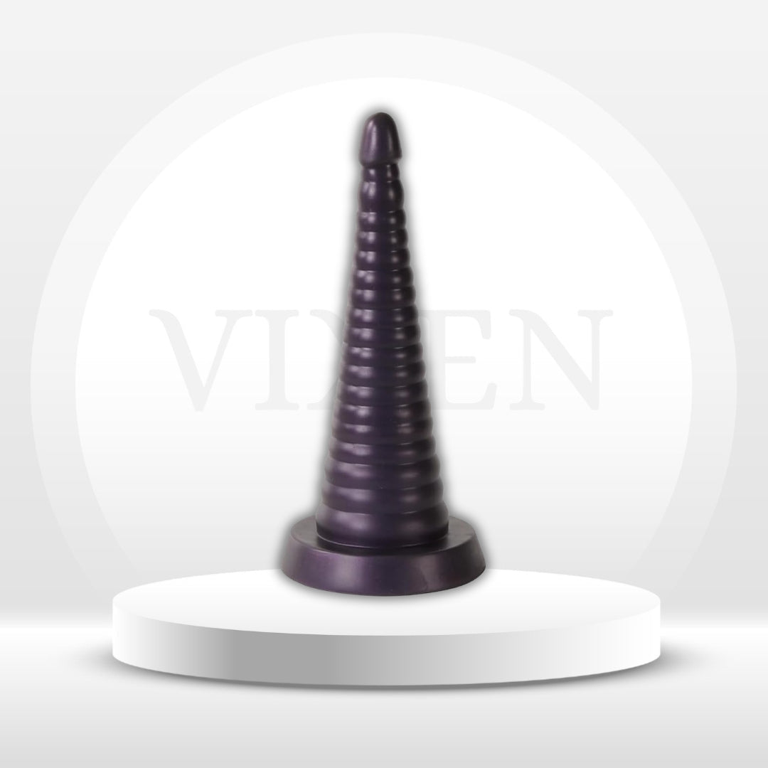 SummitCone 11" Anal Dilator Trainer – Progressive Stretch, Suction Base - Vixen Adult Playroom