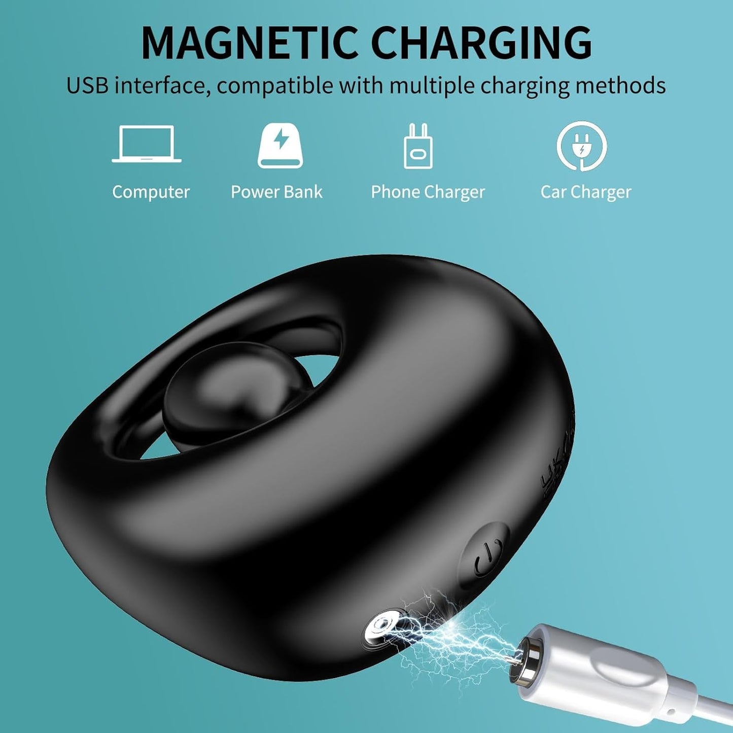 SurgeBond Vibrating Triple - Motor Cock Ring for Couples - Vixen | Nova Network
