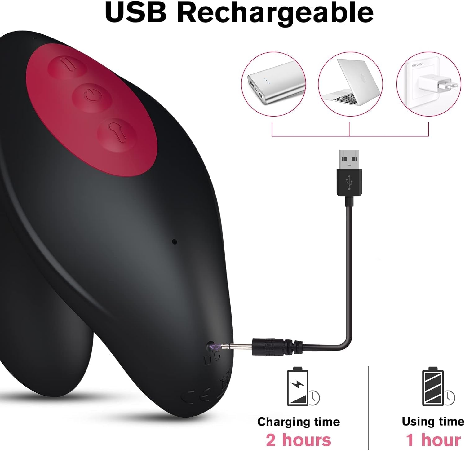 SurgeExpand Inflatable Prostate Massager | Remote, 10 Modes - Vixen | Nova Network