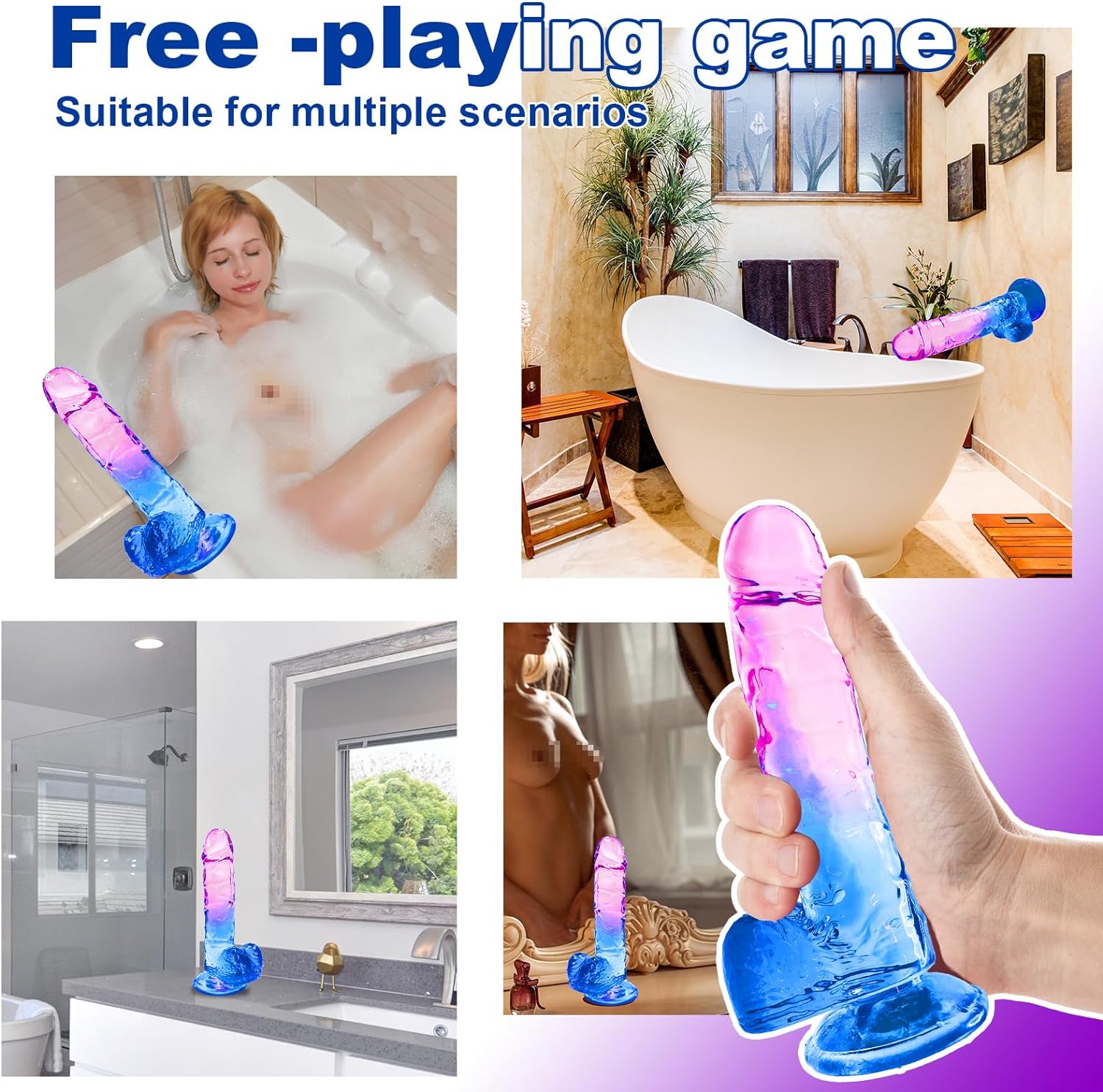 SurrealCurve Gradient 7.6" Dildo - Vixen | Nova Network