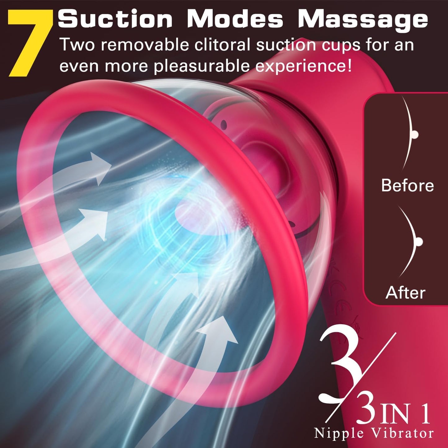 SwellVibe Clit Pump & Nipple Licking Vibrator - Vixen | Nova Network