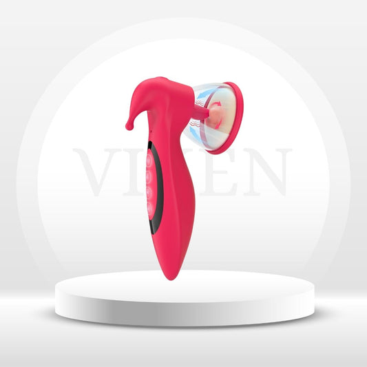 SwellVibe Clit Pump & Nipple Licking Vibrator - Vixen | Nova Network