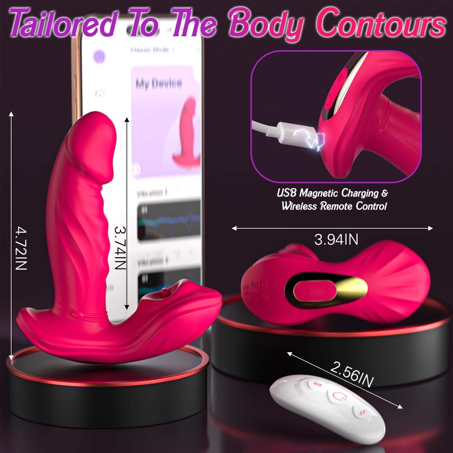 SwingBloom App/Remote Control G - Spot Panty Vibrator - Vixen | Nova Network