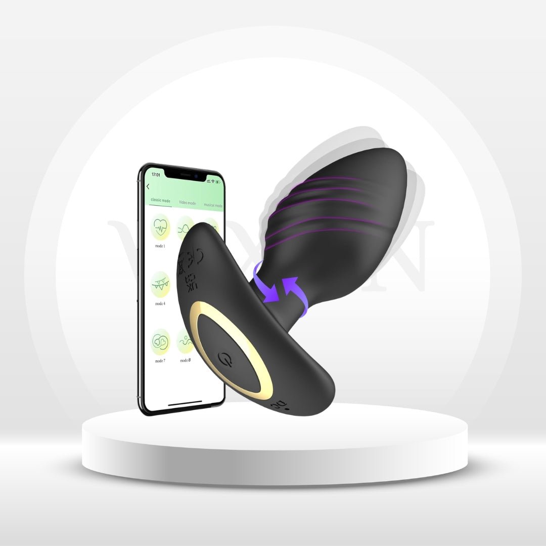 SwirlCommand 360° App Controlled Rotating Butt Plug - Vixen | Nova Network