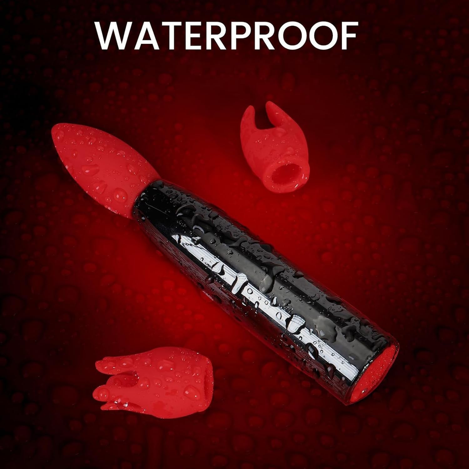 SwitchKiss Bullet Vibrator with 3 Heads - Vixen | Nova Network