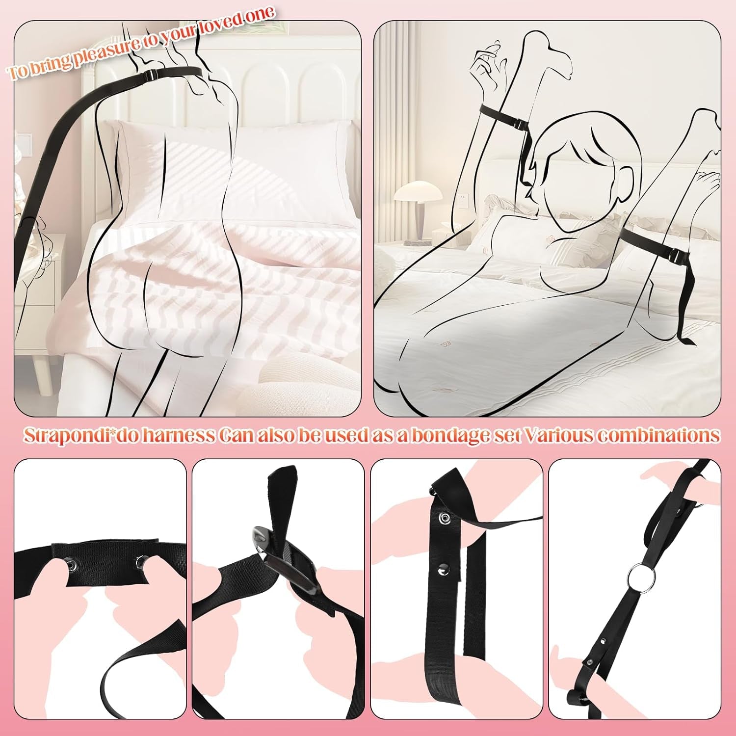 SwitchPlay Adjustable Strap-On Harness Dual O-Rings - Vixen | Nova Network