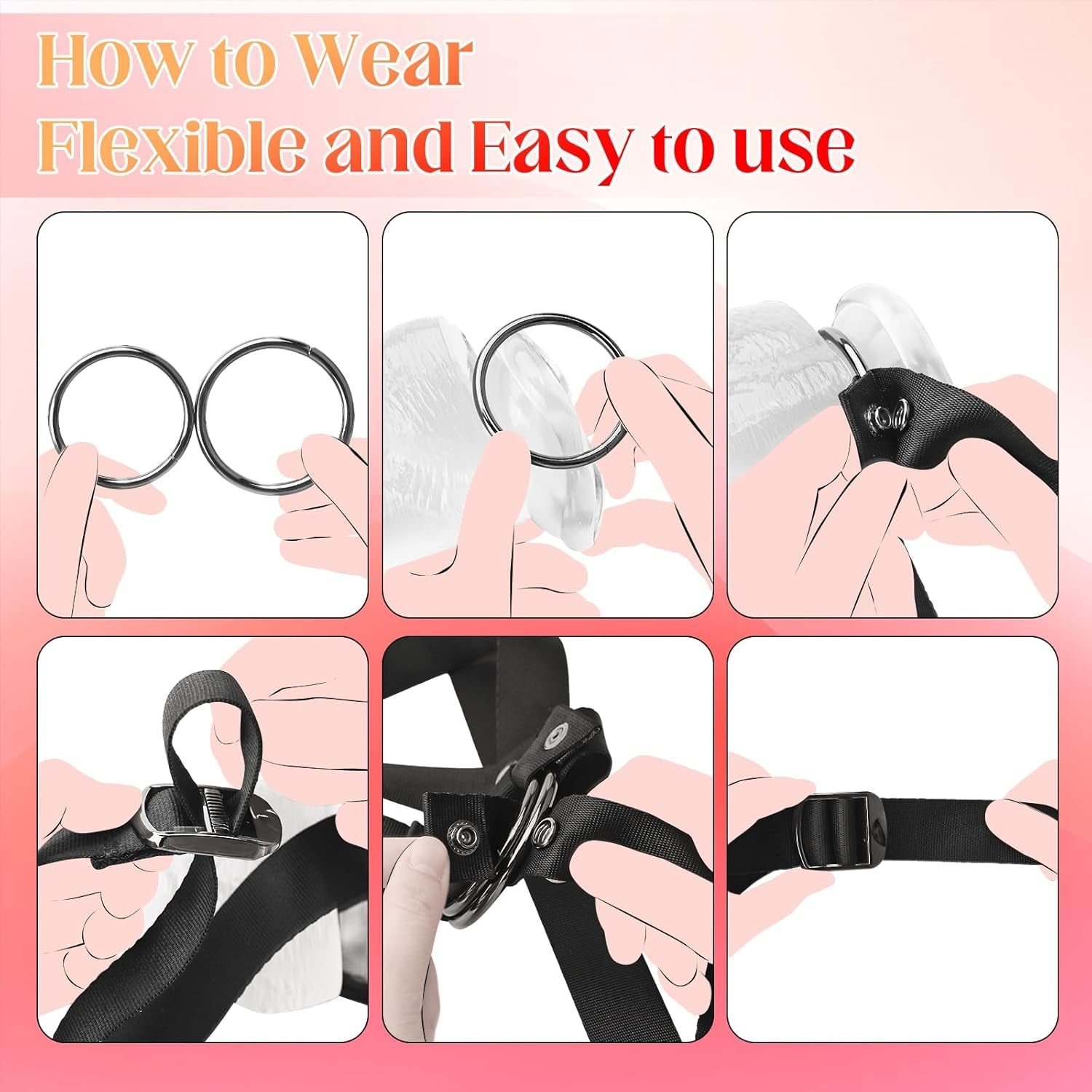 SwitchPlay Adjustable Strap-On Harness Dual O-Rings - Vixen | Nova Network