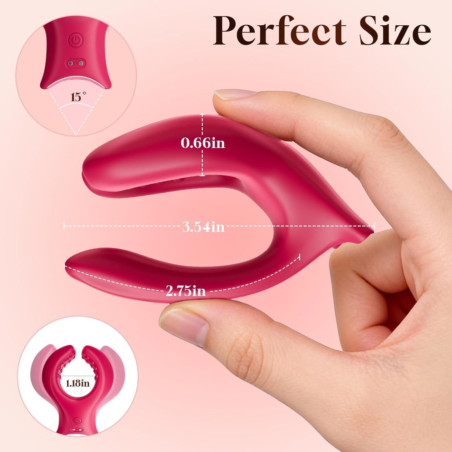 Sync & Bliss Vibrating Cock Ring – Clit & G-Spot Sleeve, 10 Modes - Vixen Adult Playroom