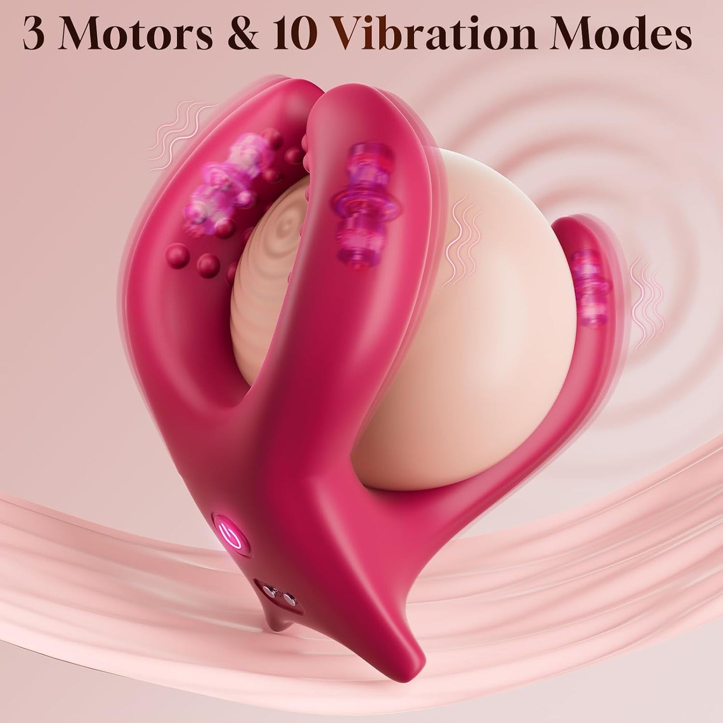 Sync & Bliss Vibrating Cock Ring – Clit & G-Spot Sleeve, 10 Modes - Vixen Adult Playroom